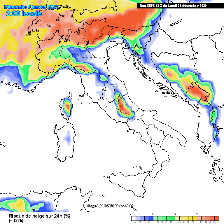 Neve a Capodanno e inizio anno?