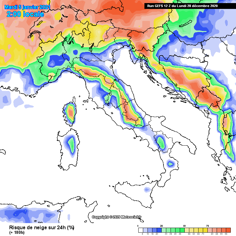 Neve a Capodanno e inizio anno?