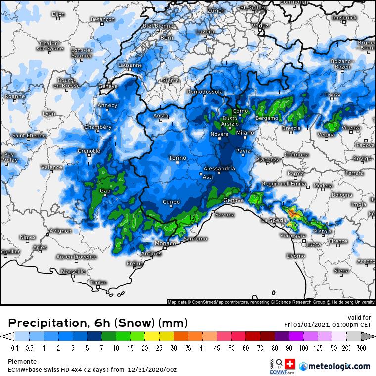 Neve 1 gennaio