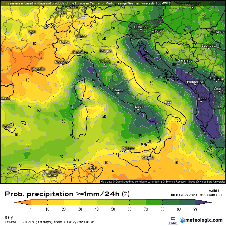 Neve a gennaio 2021?