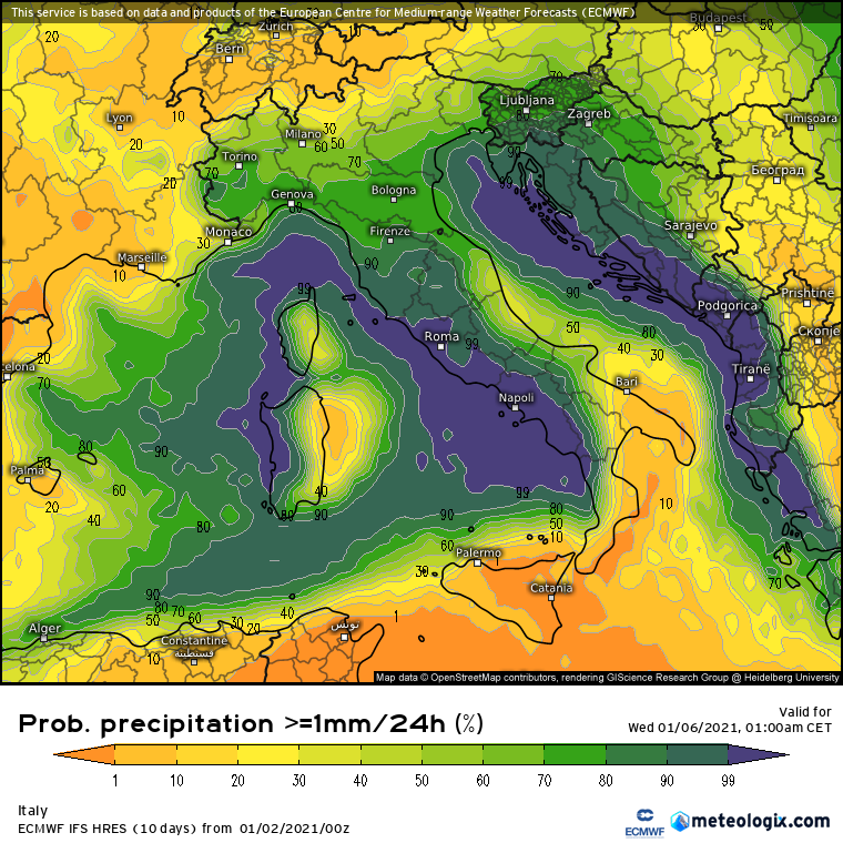 Neve a gennaio 2021?